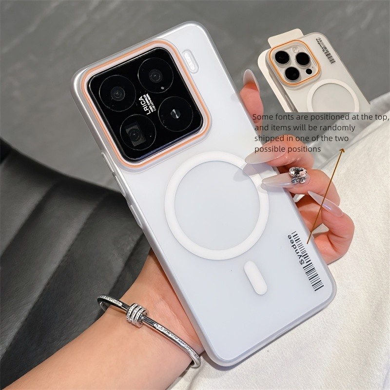 Ốp lưng cứng từ tính siêu mỏng màu kẹo Macaron Vỏ nhựa mờ mờ cho Xiaomi 15 14 13 Pro Ultra