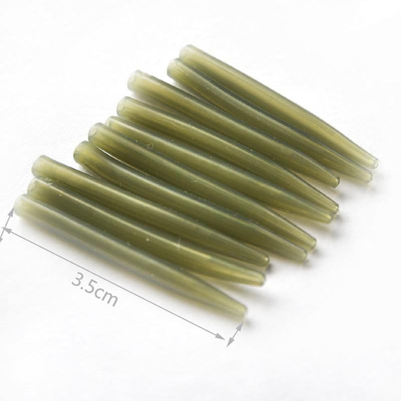 TMOY 40 Chiếc Cá Chép Phụ Kiện Câu Cá Kẹp Chì Thay Đổi Nhanh Đuôi Xoay Cao Su Chống Tay Cho Cá Chép Giàn Câu Cá Thô TCS