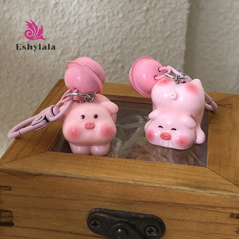 Hoạt Hình Dễ Thương Chú Heo Nhỏ Mặt Dây Chuyền Móc Khóa Túi Thời Trang Đồ Trang Trí Mới Lạ Sáng Tạo Ba Lô Trang Trí Phụ Kiện Quà Tặng [MỚI]