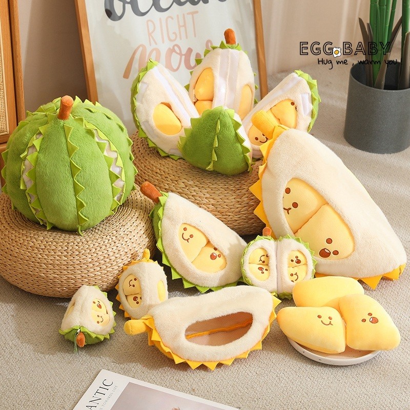 Mô phỏng Durian Đồ chơi sang trọng Búp bê sầu riêng ngon Sáng tạo Búp bê trái cây Quà tặng cho bạn bè Quà tặng sinh nhật