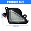 POP Đèn LED đảo chiều tối ưu cho người lái xe Chiếu sáng trong suốt Phù hợp với mọi độ sáng gương xe chống nước