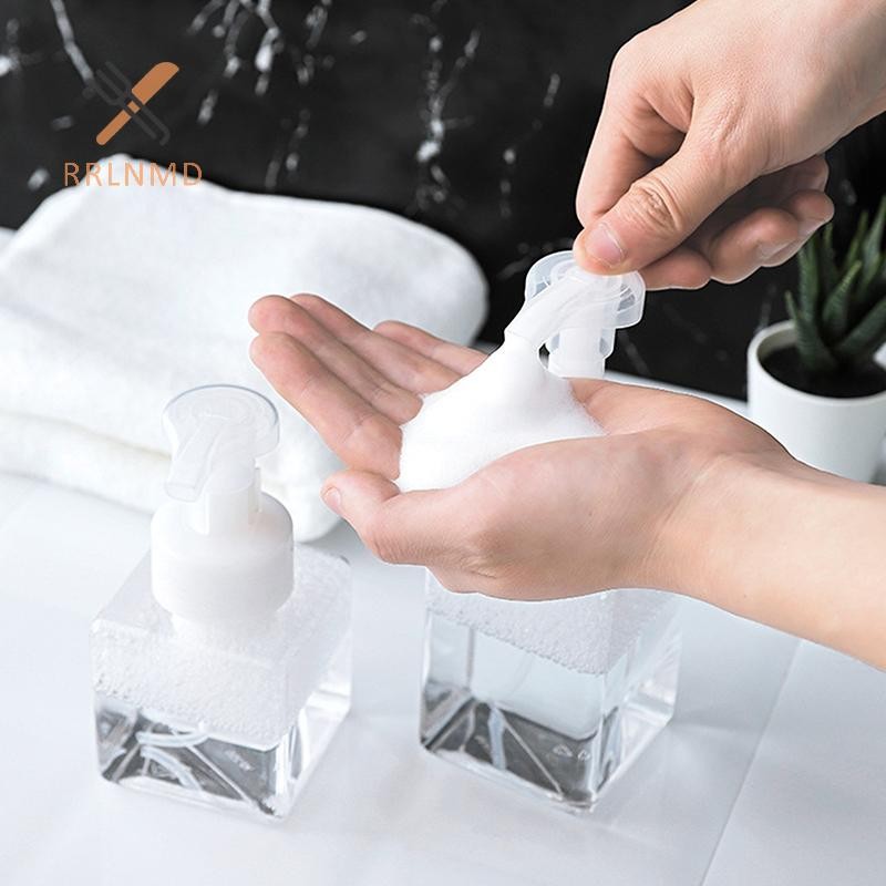 RRLNMD 250 / 450ml Hộp Đựng Bọt Lớn Chai Bơm Nhựa Xà Phòng Rỗng Chai Có Thể Đổ Lại Cho Du Lịch Dầu Gội Chai MỚI