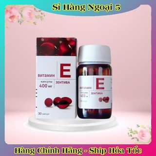 [LỌ THỦY TINH] Vitamin E Đỏ Nga Hàm Lượng 400mg LIFEVIT Giúp Làm Đẹp Da Của NGA