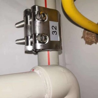 Thép không gỉ Ngày của Huff Lấy Sửa Chữa Kẹp Rò Rỉ Nước Kẹp Ống Nước Khớp Họng Vòng Vòng Ống Vòng Sửa Chữa Ống