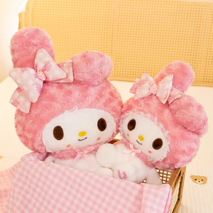 Dễ Thương Trái Tim Nữ Tính Màu Hồng Giai Điệu Búp Bê Hoạt Hình Đồ Chơi Nhồi Bông Lớn
