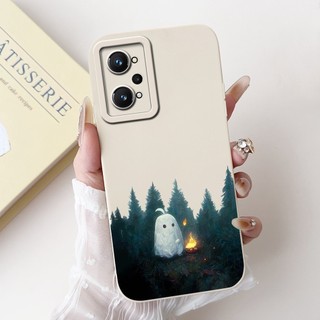 Dành Cho Realme GT Neo 2 / Neo 3T / GT2 5G Ốp Lưng Họa Tiết Gấu Trúc Đáng Yêu Thạch Vỏ Điện Thoại Neo2 Neo3T Chất Lỏng Silicon Mềm TPU Cover