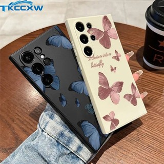 Ốp Điện Thoại Bướm Lãng Mạn Vintage Cho Vivo V30 V29 V27 V25 Pro V29 Lite V29e V27e Ốp Lưng Mềm Chống Sốc Ốp Lưng