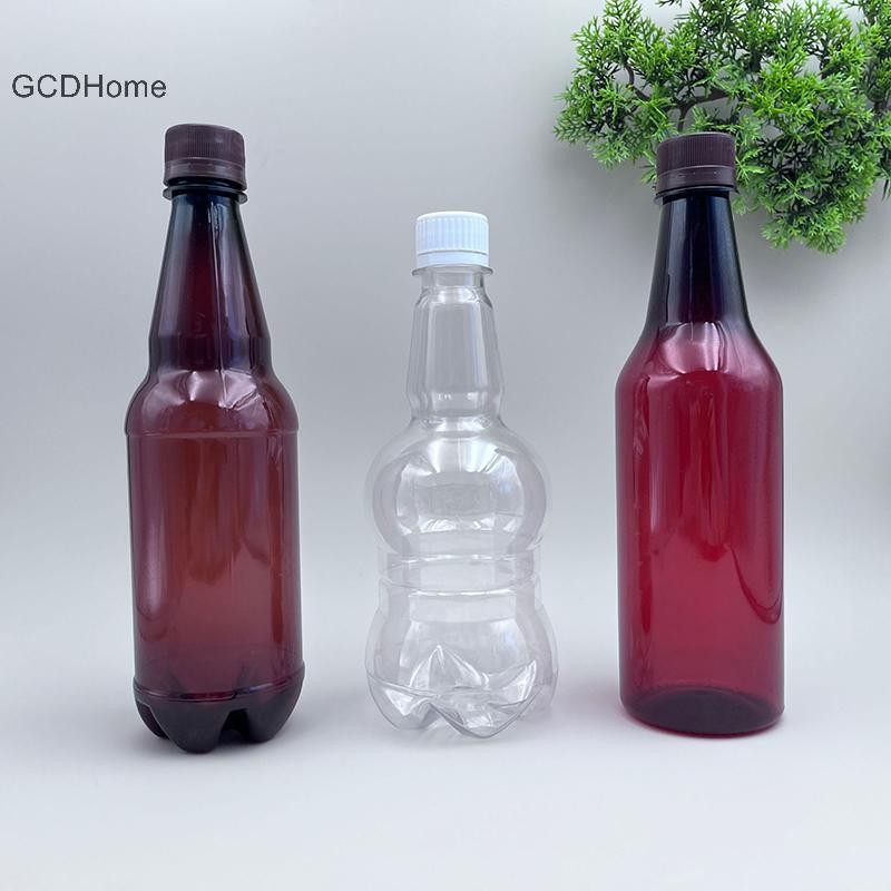 Gcdhome 1 Nước Trong Suốt Bảo Quản Hộp Đựng Bia Chai Rỗng Chai Juicing Có Nắp Bình Uống Cho Tủ Lạnh Nước ép Soda Di Động HOT