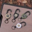 Cuộn dây kéo ROLY Carabiner, Móc chìa khóa có thể thu vào hạng nặng, Khóa kéo dễ dàng Dây thép Dây thép Carabiner Khóa dây thép Dụng cụ ngoài trời
