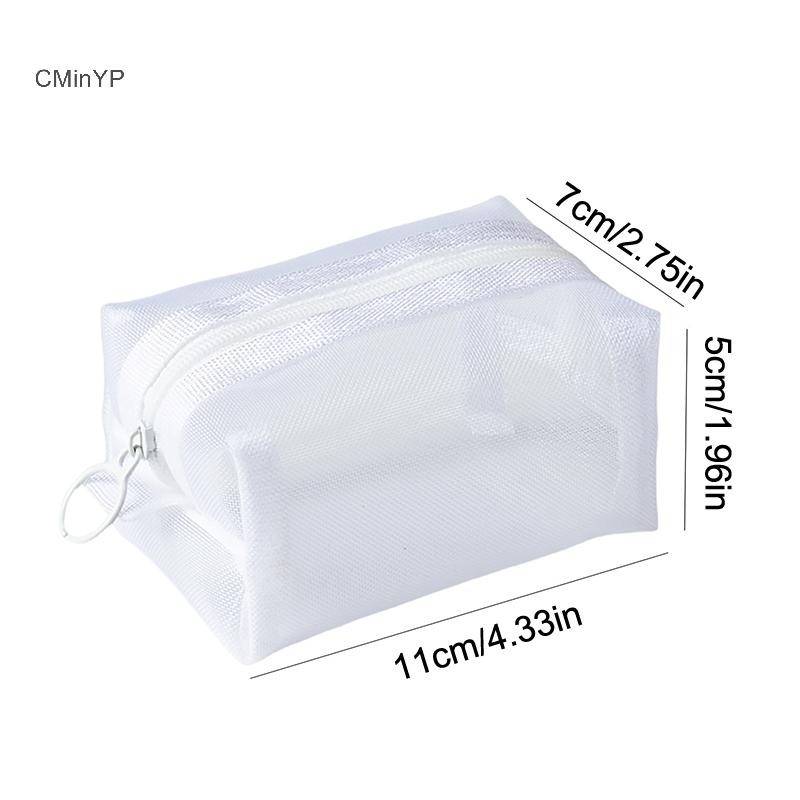 Cminyp Lưới Túi Đựng Mỹ Phẩm Môi Túi Bảo Quản Ví Đựng Tiền Xu Hộp Đựng Tai Nghe Người Tổ Chức Cáp Dữ Liệu Thẻ ID Ngân Hàng Lưu Trữ Vinh Quang