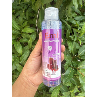 Set 2 Chai Nước tẩy trang Toner Emi tính chất lá tía tô, diếp cá, hoa hồng 160ml