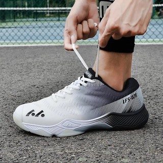 Giày Cầu Lông Lefus L020 Chính Hãng Cáo cấp Unisex Nam Nữ Đế Cao Su mặc kháng 3D Carton EVA đàn hồi