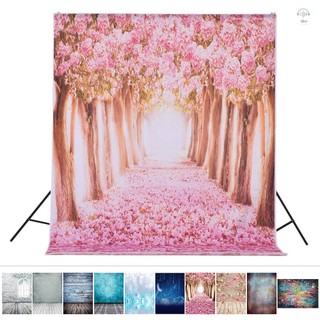 Andoer 1.5 * 2.1m / 5 * 6.9ft Chụp Ảnh Phông Nền Kỹ Thuật Số Lãng Mạn Cây Hoa Đường Họa Tiết In Hình Cho Trẻ Em Bé Sơ Sinh Chân Dung Studio Chụp Ảnh