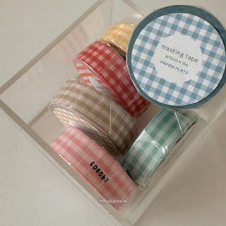 Washi caro chiết 1 mét Papier Platz trang trí sổ