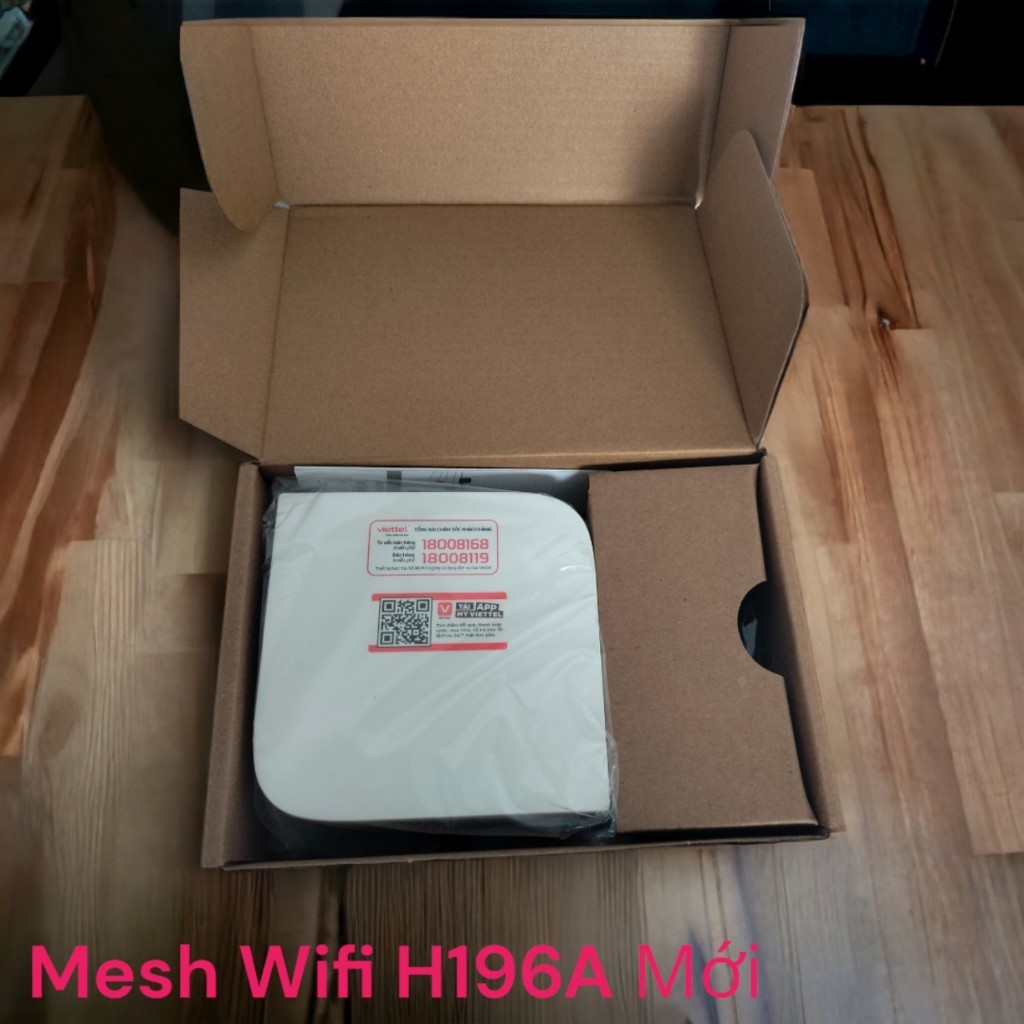 [Hỏa Tốc HCM] Mesh Wifi Viettel H196A [FULL BOX] - Unlock - Sử dụng tất ...
