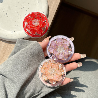 3d Màu Hoa Tròn Tròn Từ Tính Giá Đỡ Điện Thoại Cho IPhone 16 15 14 13 12 Pro Max 14 Plus Có Thể Gập Lại Pop Ring Grip Co Giãn Để Bàn Đứng P2