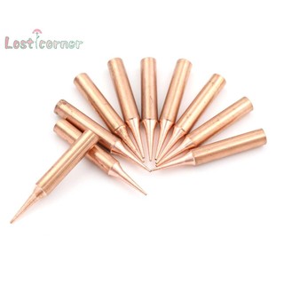 Lostcorner 10 Cái / lốc 900M-T-I Đầu Hàn Đồng Nguyên Chất Nhiệt Độ Thấp Hàn Sắt Mới