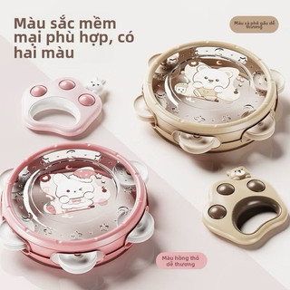 [Kho sỉ] Đồ Chơi Xúc Xắc Âm Thanh Hình Gấu Thỏ Cho Bé – Trống Kèn Lục Lạc Còi Siêu Dễ Thương, Kích Thích Thính Giác Tr