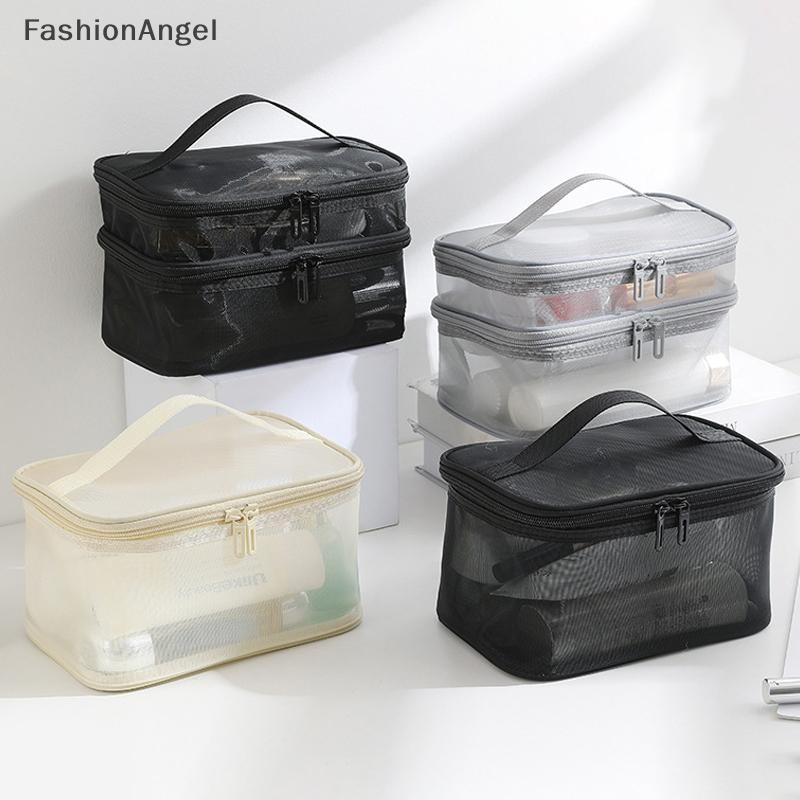 Fashionangel Dung Tích Lớn Túi Đựng Mỹ Phẩm Du Lịch Tiện Lợi Túi Vệ Sinh Du Lịch Ngoài Trời Túi Bảo Quản Chống Thấm Nước Nữ Trang Điểm Mới VN