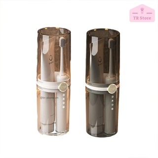 Ống Đựng Bàn Chải Du Lịch Cỡ Lớn Trong Suốt - Phù Hợp Bàn Chải Điện, Tiện Lợi Mang Theo