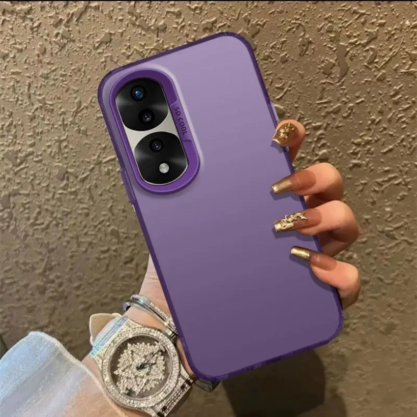 Dành Cho Honor 70 Ốp Lưng Honor 70 FNE-AN00, FNE-NX9 Ốp Lưng Điện Thoại Matte Laser Nhiều Màu Sắc Ốp Lưng Giáp Chống Sốc