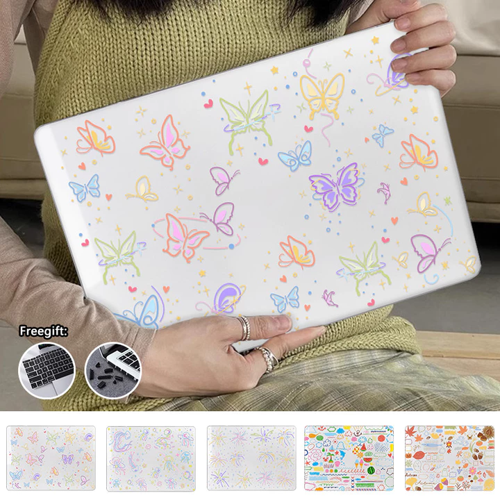 Ốp In Hình Phác Thảo Nhiều Màu Sắc Cho 2026 Macbook Neo A3404 Air 13 Inch M5 A3449 Air 15 Inch M5 A3449 Pro14 M5 A3434 A3426 Pro13.3 M1 M2 A2338 Air M1 A2337 Retina A1932 A2179 Air M2 M3