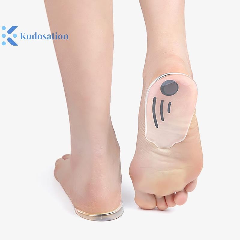Kudosation Silicone Chỉnh Hình Đế Cho Chân O / X Loại Chân Valgus Varus Chỉnh Plantar Fasciitis Gel Đế Lót Nam Châm Massage Chăm Sóc Bàn Chân