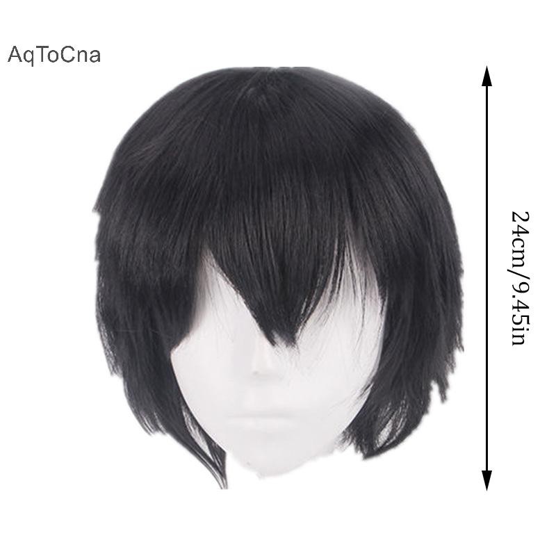 Aqtocna Đa Năng Tổng Hợp Nhiều Màu Sắc Ngắn Tự Nhiên Cosplay Tóc Giả Nam Tóc Kiểu Tóc Nối Tóc HGVN