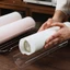 ICUCKO Bánh Cuộn Định Hình Người Giữ, Khuôn Bánh Hình Bán Nguyệt Acrylic, Dụng Cụ Làm Bánh Ngọt Hình Chữ U Làm Dày