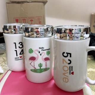 Cốc sứ có nắp  hàng cao cấp, ly, ca sứ có tay cầm giữ nhiệt cách nhiệt, chất lượng cao