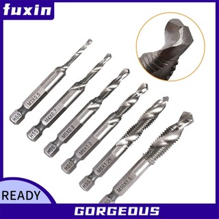 [Fuxin] 6 CÁI 4341 Máy Tap Mở Chamfer Tap Tool Khoan Khai thác Bộ tích hợp