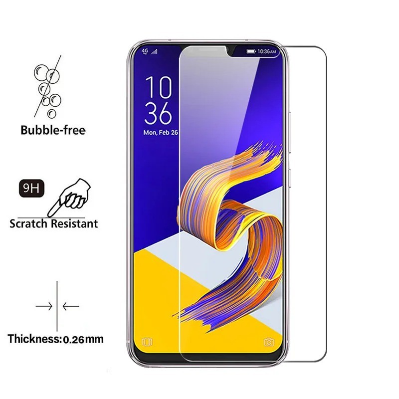Kính bảo vệ màn hình 9H cho ASUS Zenfone 12 11 10 9 8 7 6 5z 5Q 5 Ultra Flip A601CG ZS620KL ZE620KL Selfie ZS590KS ZS6772KS Phim kính cường lực HD chống trầy xước