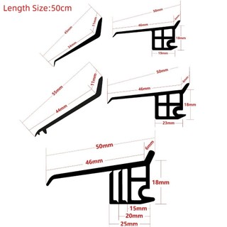 Vách ngăn chống nước HABITATCO 50cm, viền cửa sổ cao su chống thấm, lắp đặt dễ, tấm chắn dòng chảy ngược cho cửa sổ gia đình