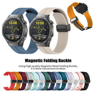 20 22mm Dây đeo khóa từ tính bằng silicon Dây đeo khóa gấp cho Huawei Watch GT6 GT5 GT4 GT3 SE GT2 GT2e Watch4 Watch3 Pro 42mm 46mm / Honor GS Pro
