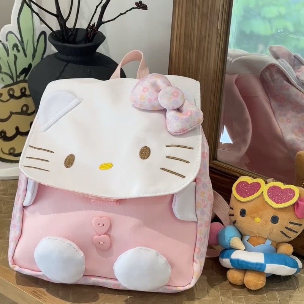 Ba lô nhỏ Lefflow Hello Kitty Ba lô nhỏ hình hoa ngọt ngào dễ thương ...