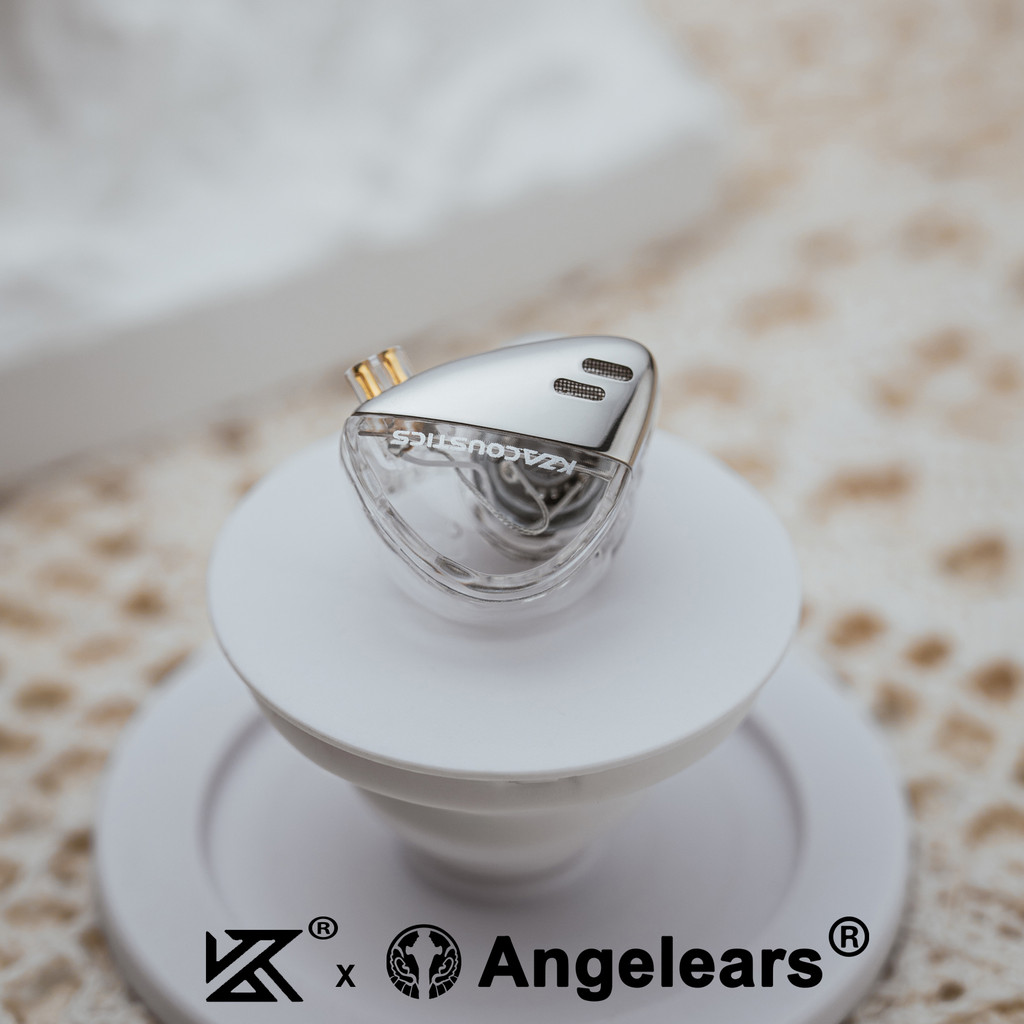 Kz Angelears Libra X Tai nghe nhét tai HiFi động tần số siêu mỏng Màn hình IEMs với cáp có thể thay thế 0,75