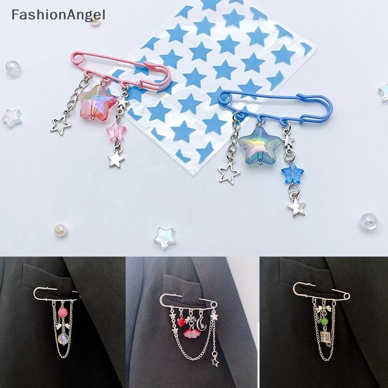 Fashionangel Y2k Gothic Ngọt Đính Hạt Thổ Cẩm Thời Trang Kẹp Giấy Ve Áo Pin Khóa Eo Giày Sneaker Thời Trang Huy Hiệu Áo Sơ Mi Cổ Phụ Kiện VN