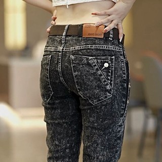 Quần Jean Nam Màu Xám Dạo Phố Quần Dài Nam Slim-fit Chân Nhỏ Co Giãn Phiên Bản Hàn Quốc Hợp Thời Trang Bông Tuyết 11.13