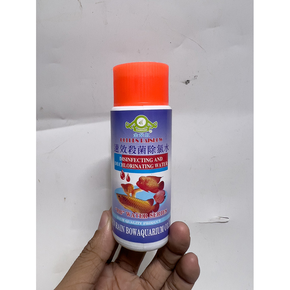Dung Dịch Khử Clo Nước Mới, Giúp Chống Sốc Nước Cho Cá Golden Rainbow 125ml