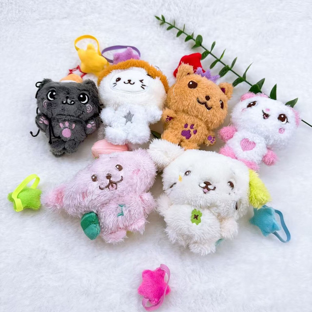 Móc khóa búp bê sang trọng Kpop NCT WISH ​​​​​​​Sion RIKU YUSHI JAEHEE RYO SAKUYA Đồ chơi nhồi bông