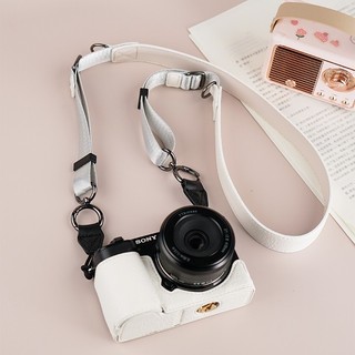 ✨Ốp bảo vệ Sony ZVE10 ZVE10 Túi đựng máy ảnh thế hệ thứ hai A7M4 / A7C2 Base A6400 / A6700 Bao da 25.4.3