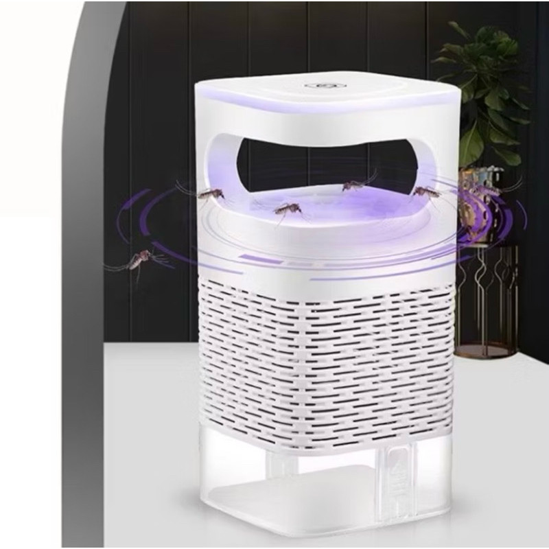 Đèn Bắt Muỗi Tia UV Cao Cấp, Máy Bắt Muỗi Diệt Côn Trùng Thông Minh Có Quạt Hút Cổng USB Chính Hãng