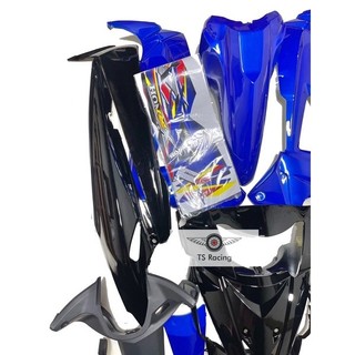Dàn áo wave RSX100 màu xanh dương đen - tặng team 3 lớp