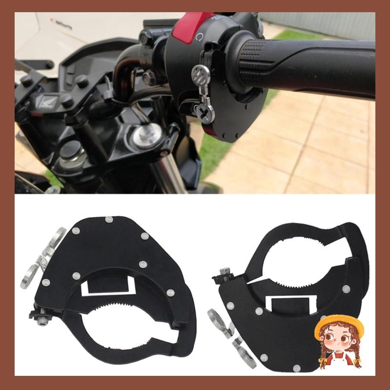 Li Universal Motorcycle Throttle Lock Điều khiển hành trình Tay lái Khóa ga Hỗ trợ