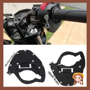 Li Universal Motorcycle Throttle Lock Điều khiển hành trình Tay lái Khóa ga Hỗ trợ
