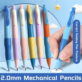HIGHVIEWLS Bút chì cơ khí 2.0mm giữ đúng tư thế, dụng cụ viết HB, bút chì tự động cho học sinh