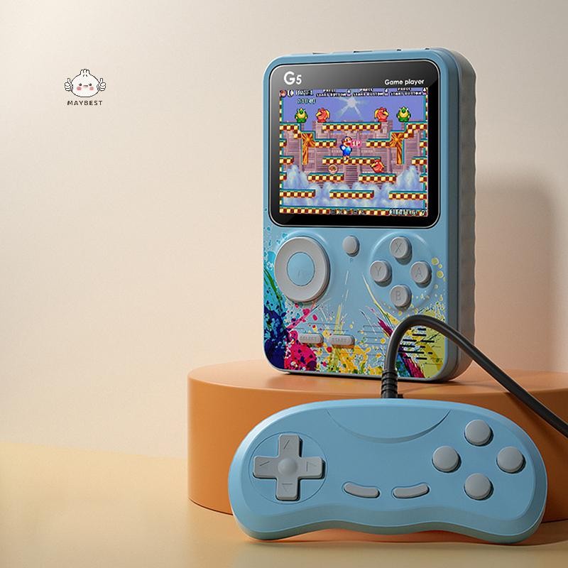 Maybest G5 Retro Máy Chơi Game Cầm Tay Với 500 Trò Chơi Cổ Điển Màn Hình 3.0Inch Máy Chơi Game Sạc Di Động Quà Tặng Trẻ Em {VN}
