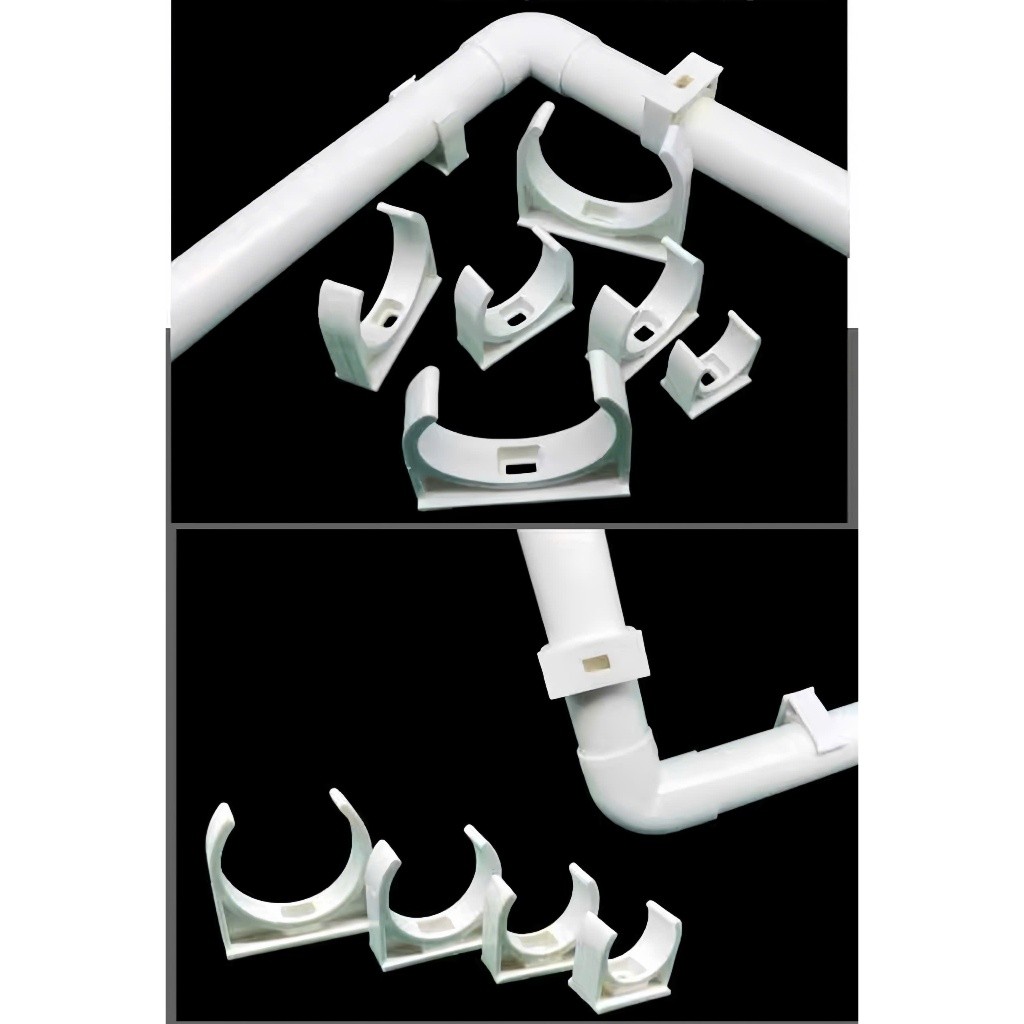 Kẹp đỡ ống ghen điện Sino,đai kẹp ống gen,kẹp ống,con bọ ống điện,móc kẹp dây điện,kẹp giữ ống PVC,kẹp càng cua gen điện
