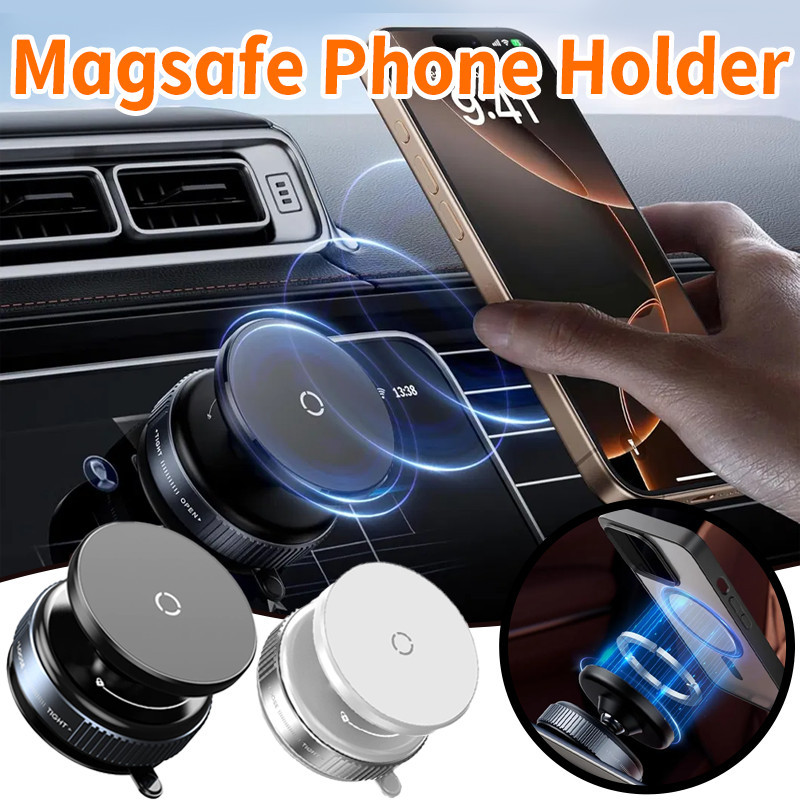 Giá đỡ điện thoại từ tính chân không,360 ° vòng quay hấp phụ chân không,thích hợp cho ô tô/bàn