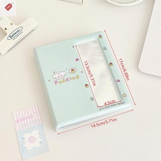 ALIK Phim Hoạt Hình Photo Booth Album Cho 40 Chiếc 2x6 Inch Dải Ảnh Đánh Dấu Trang 20 Chiếc 4x6 4R Giá Đỡ Ảnh Thẻ Nhỏ Lưu Trữ Sách VN